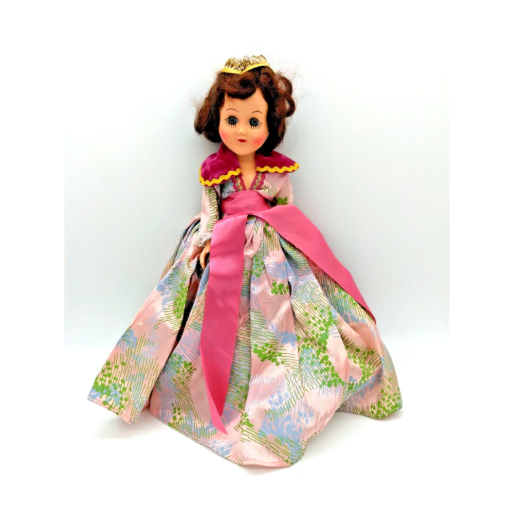 Donna Doll by Marcie Queen Elizabeth 11" Tiara - Pink Ribbon Pink/Green Dress